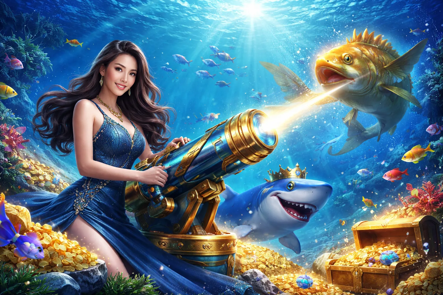 Hình nền RR88 Bắn Cá với đồ họa sống động